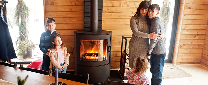 Morso Cast Iron Fireplace Insert Installation in San Carlos Park, Florida