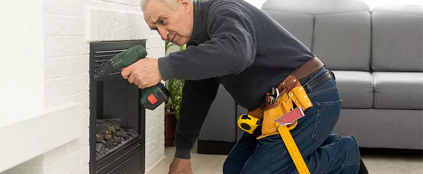 New Indoor Fireplace Installation in San Carlos Park, Florida